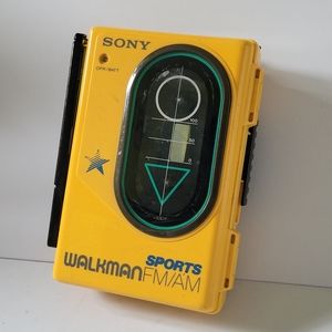 Vintage Sony Walkman Sports WM-F45 AM/FM Cassette